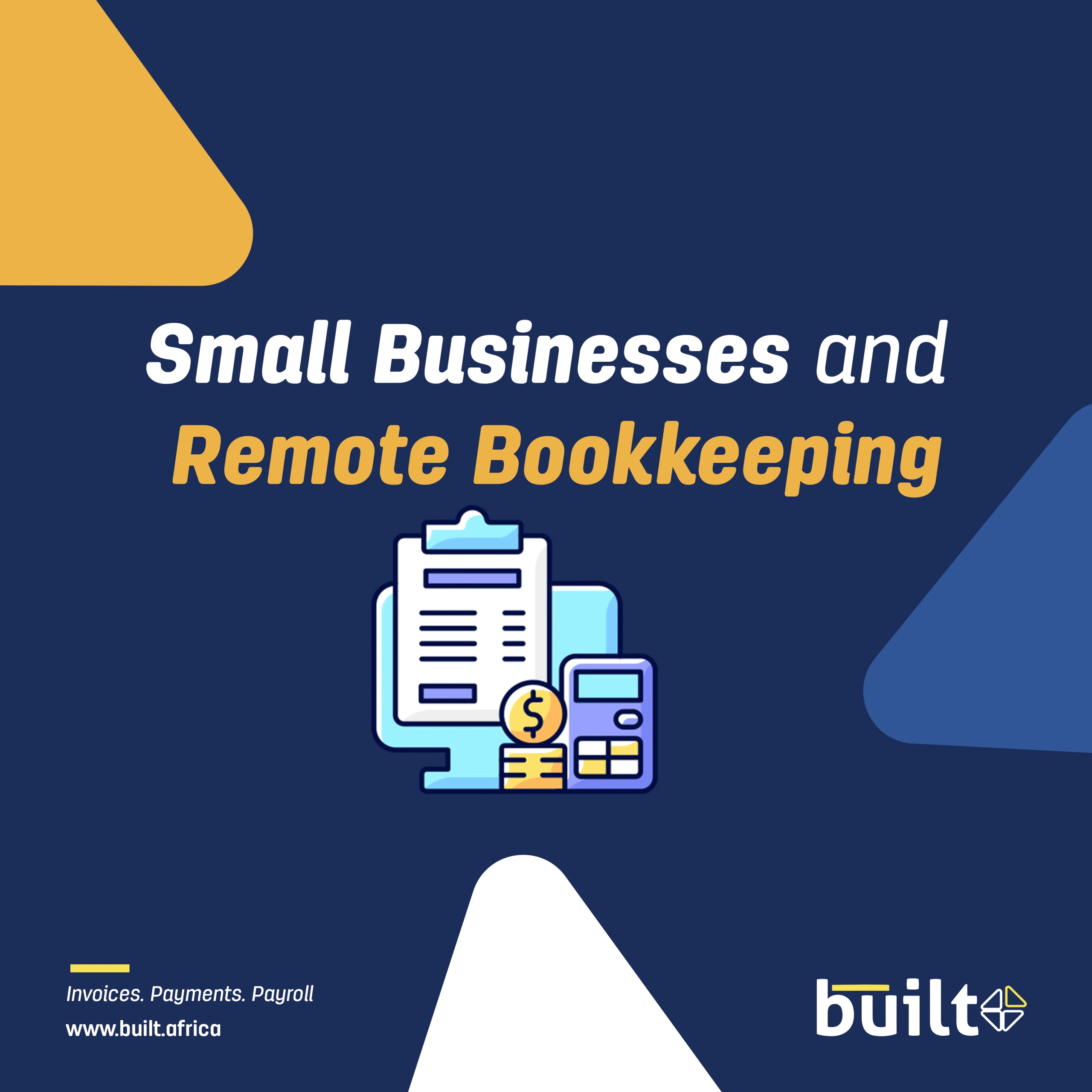 Small Businesses and Remote Bookkeeping - Built Blog