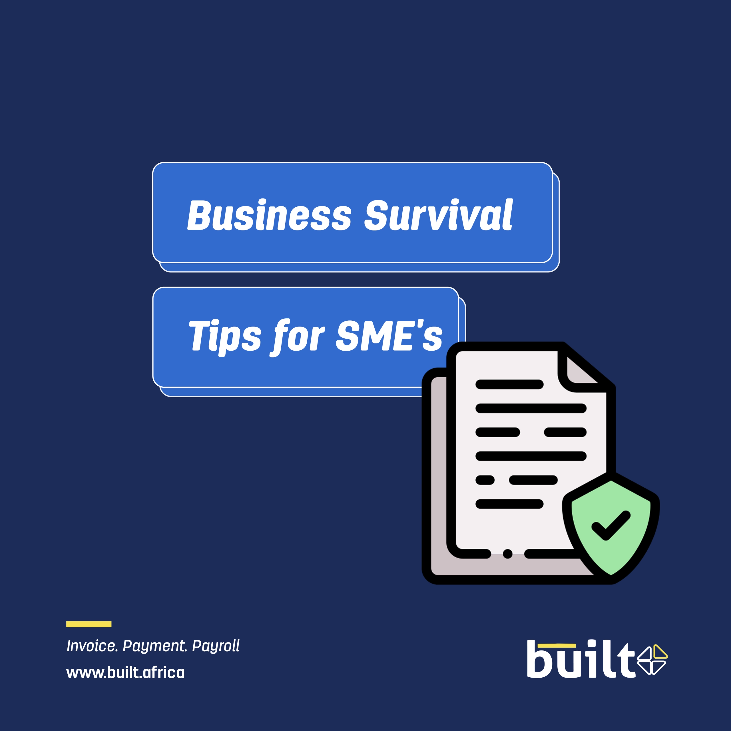 Business Survival Tips for SMEs