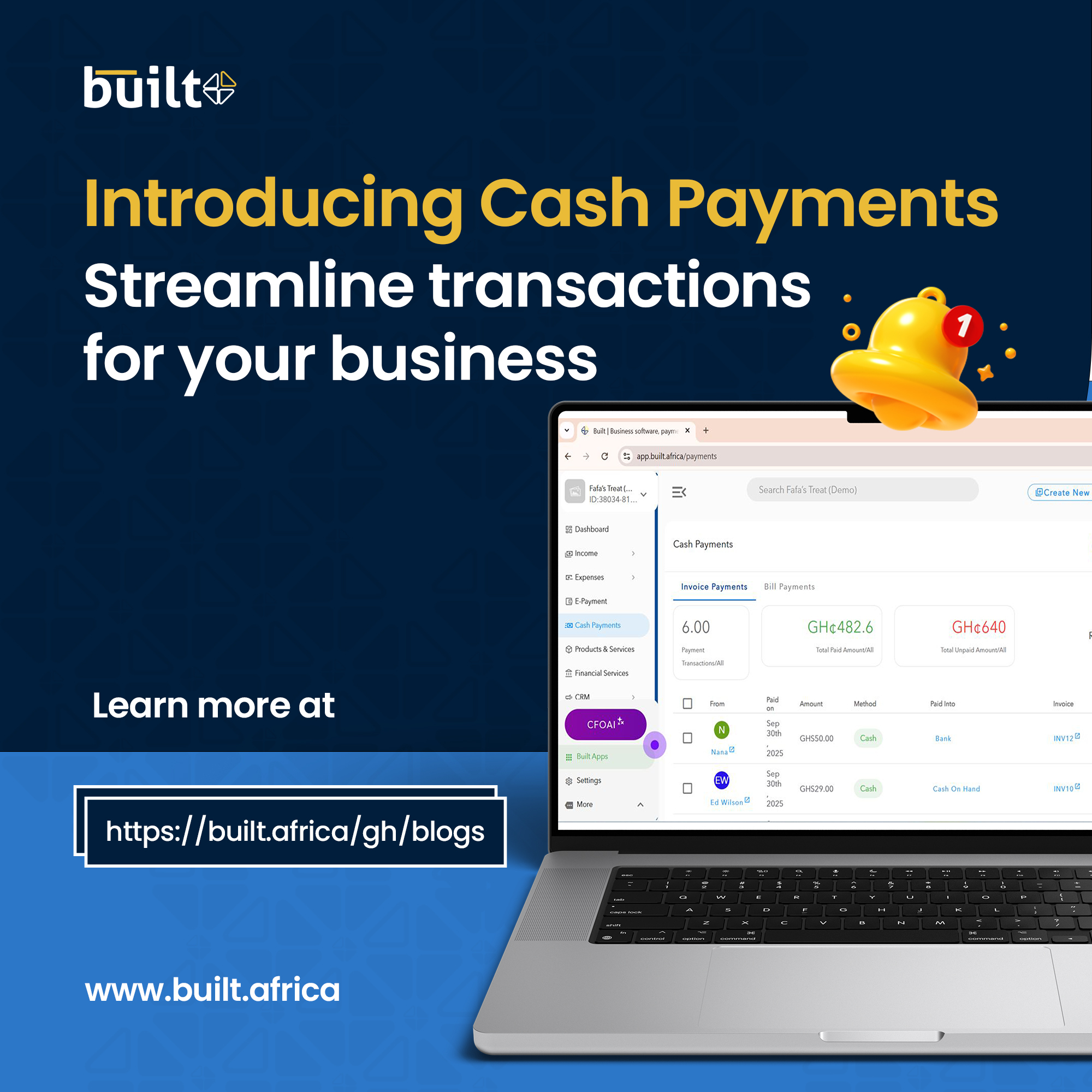 Introducing Cash Payments: Streamlined Transactions for Your Business